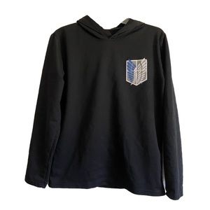 Attack on Titan Black Hoodie Unisex